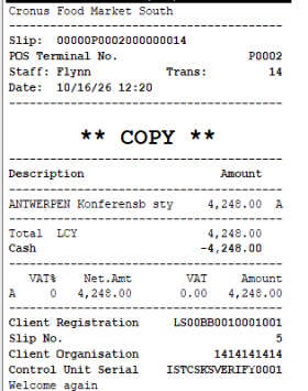 Print Copy after canceling EMAIL_C